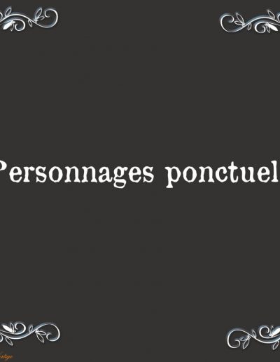 Personnages ponctuels